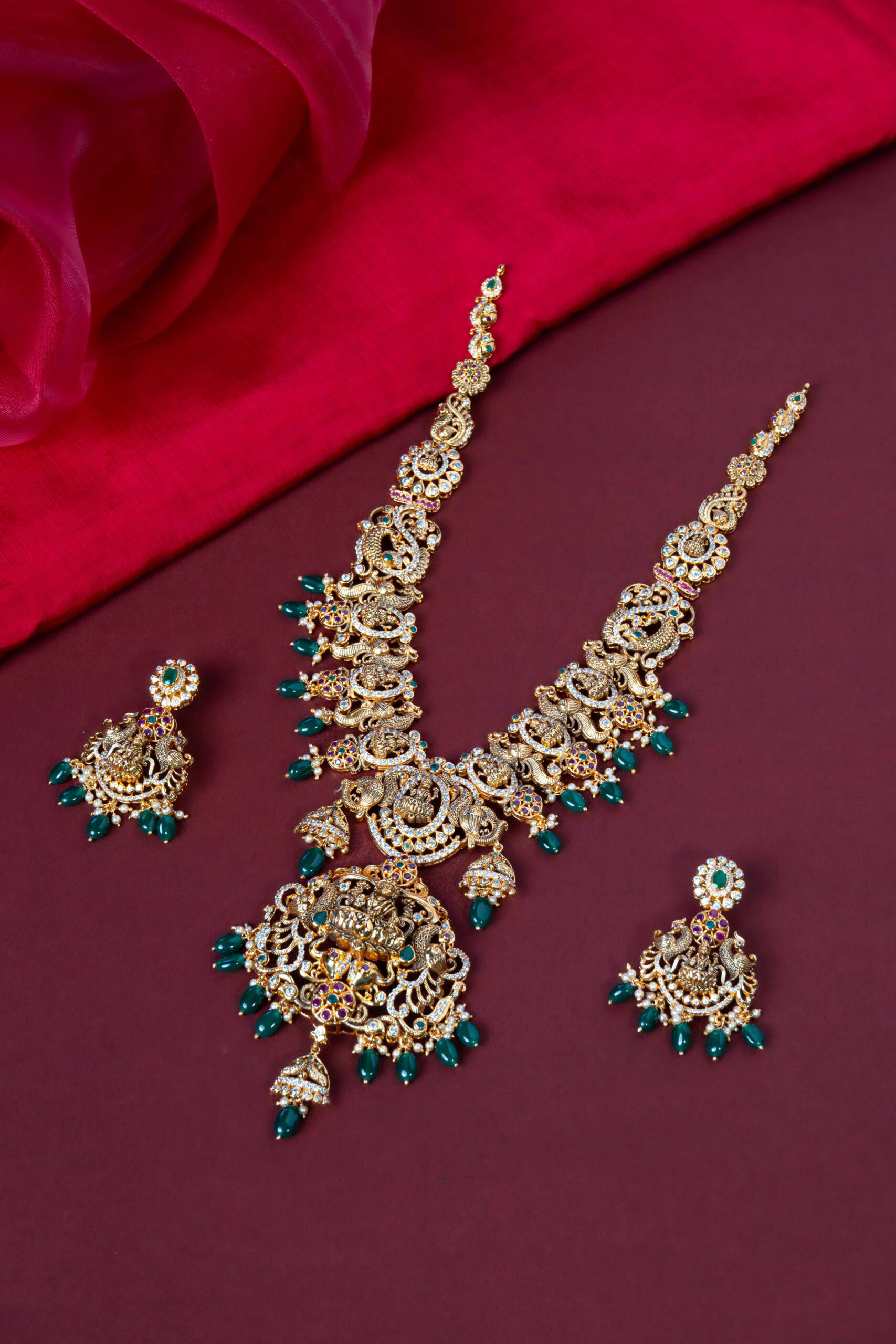 Lakshmi Devi Temple Necklace Lakshmi Devi Temple Necklace - Image 1