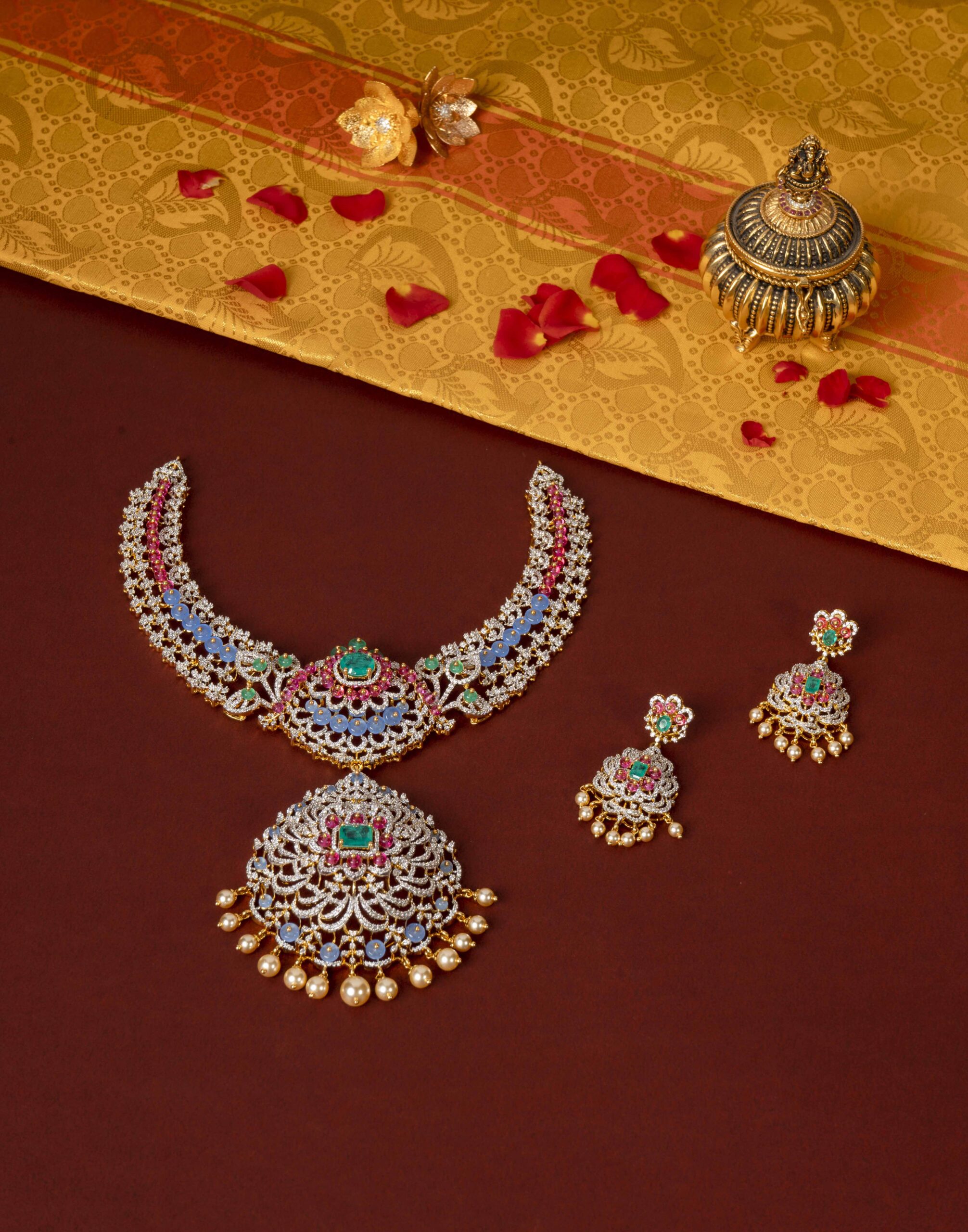 Royal MultiGem Necklace Set Royal MultiGem Necklace Set - Image 1